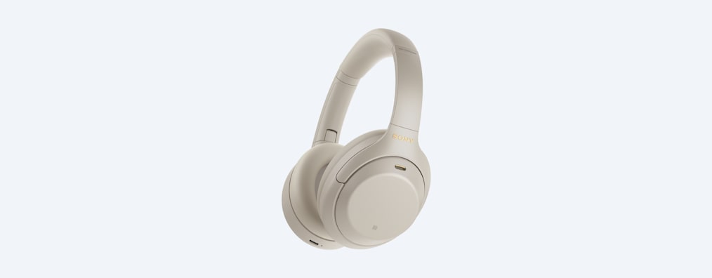 WH-1000XM4 headphones angle white