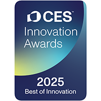 CES 2025 Innovation Awards Best of Innovation badge.