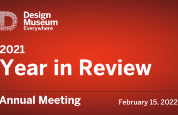 Red graphic with white text that reads "CoDesign Collaborative 2021 Year in Review, Annual Meeting, Feb. 15, 2022"